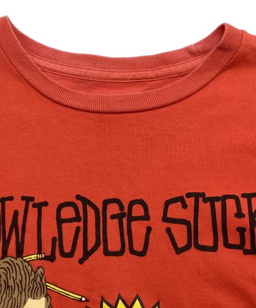 stussy（ステューシー）stussy (ステューシー) BEAVIS AND BUTT HEAD (ビーバス・アンド・バットヘッド) 半袖カットソー レッド サイズ:Ｌの古着・服飾アイテム