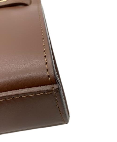 AULENTTI（オウレンティ）AULENTTI (オウレンティ) 2WAYミニバッグ ブラウンの古着・服飾アイテム