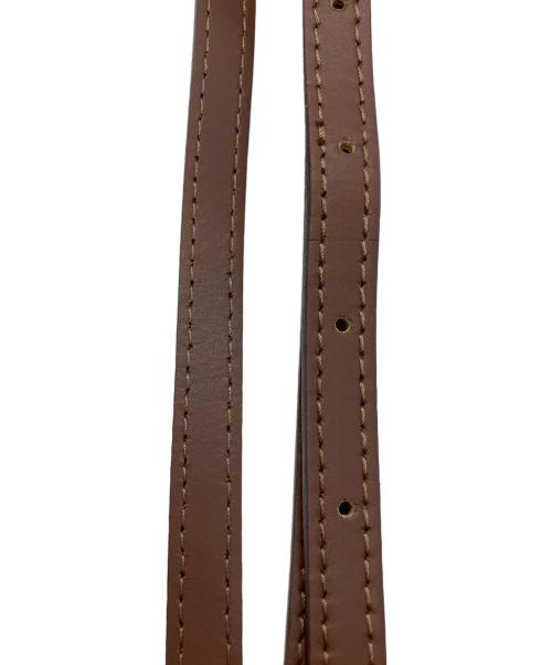 AULENTTI（オウレンティ）AULENTTI (オウレンティ) 2WAYミニバッグ ブラウンの古着・服飾アイテム
