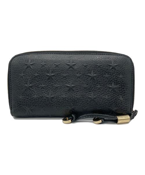 JIMMY CHOO（ジミーチュウ）JIMMY CHOO (ジミーチュウ) 長財布 ブラックの古着・服飾アイテム