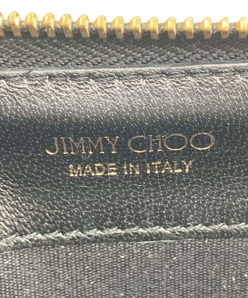 JIMMY CHOO（ジミーチュウ）JIMMY CHOO (ジミーチュウ) 長財布 ブラックの古着・服飾アイテム