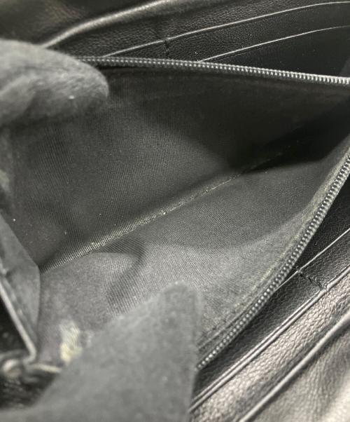 JIMMY CHOO（ジミーチュウ）JIMMY CHOO (ジミーチュウ) 長財布 ブラックの古着・服飾アイテム