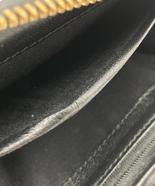 JIMMY CHOO（ジミーチュウ）JIMMY CHOO (ジミーチュウ) 長財布 ブラックの古着・服飾アイテム