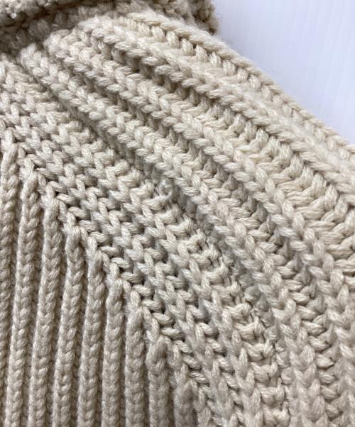 AMAIL（アマイル）AMAIL (アマイル) ドッキングブルゾン ベージュ×グリーン サイズ:Fの古着・服飾アイテム