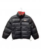 FIRST DOWNファーストダウン）の古着「リバーシブルダウンジャケット」｜レッド×ネイビー