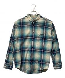 SUPREME（シュプリーム）の古着「Shadow Plaid Flannel Shirt」｜ブルー×ネイビー