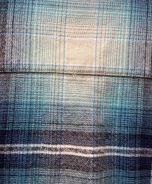 SUPREME（シュプリーム）SUPREME (シュプリーム) Shadow Plaid Flannel Shirt ブルー×ネイビー サイズ:XLの古着・服飾アイテム