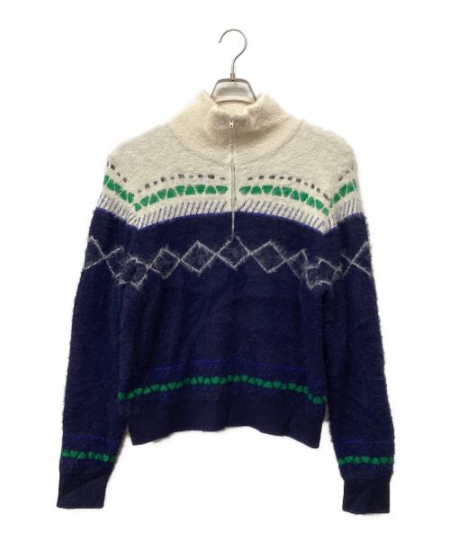 PAMM（パム）PAMM (パム) 食卓のノルディックハーフジップニット マルチカラー サイズ:Freeの古着・服飾アイテム