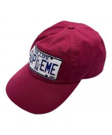 SUPREME（シュプリーム）の古着「License Plate 6-Panel cap」｜ワインレッド