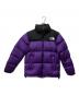 THE NORTH FACE（ザ ノース フェイス）の古着「ヌプシジャケット」｜パープル×ブラック