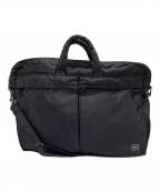 PORTERポーター）の古着「TANKER 2WAY BRIEFCASE/タンカー2WAYブリーフケース」｜ブラック