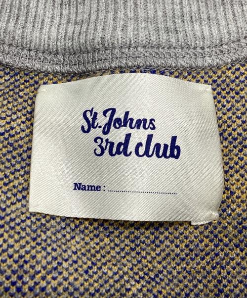 ST JOHN'S 3rd club（セントジョンズサードクラブ）ST JOHN'S 3rd club (セントジョンズサードクラブ) プルオーバーニット グレー サイズ:Freeの古着・服飾アイテム