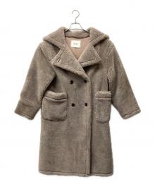 HER LIP TO（ハーリップトゥ）の古着「ボアコート」｜ベージュ