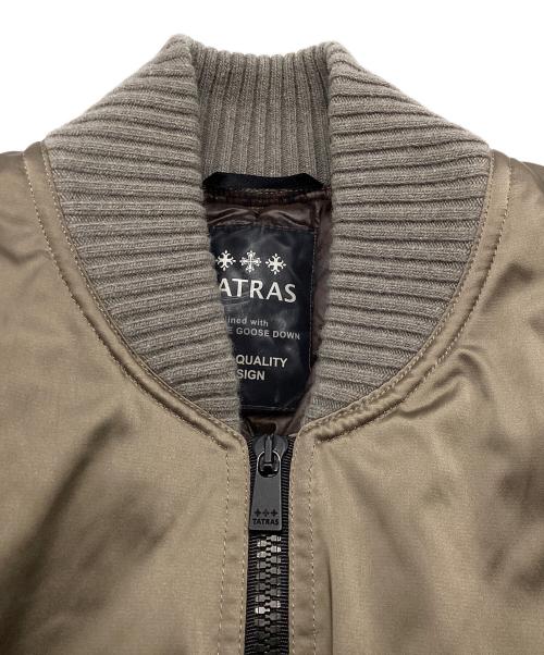 TATRAS（タトラス）TATRAS (タトラス) ダウンジャケットMA-1 ERPO ベージュ サイズ:03の古着・服飾アイテム