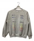 The Ennoy Professional×週刊文春ザ エンノイ プロフェッショナル×シュウカンブンシュン）の古着「スウェット」｜グレー
