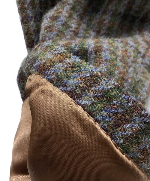 GLENOVER（グレンオーバー）GLENOVER (グレンオーバー) ツイードテーラードジャケット ブラウン×グリーン サイズ:90-76-165の古着・服飾アイテム