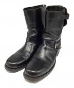 BUTTEROブッテロ）の古着「エンジニアブーツ」｜ブラック