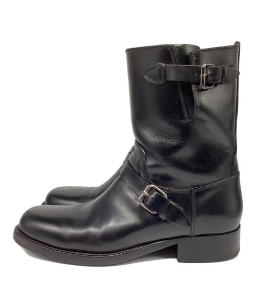 BUTTERO（ブッテロ）BUTTERO (ブッテロ) エンジニアブーツ ブラック サイズ:25㎝の古着・服飾アイテム