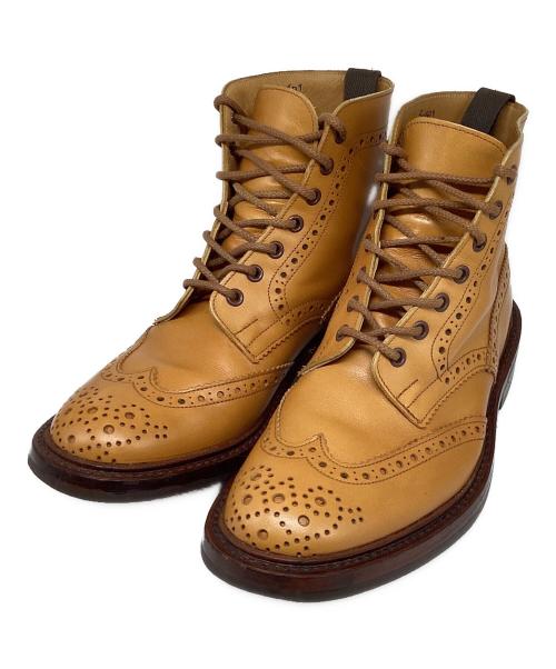 Tricker's（トリッカーズ）Tricker's (トリッカーズ) カントリーブーツ ベージュ サイズ:25.5㎝の古着・服飾アイテム