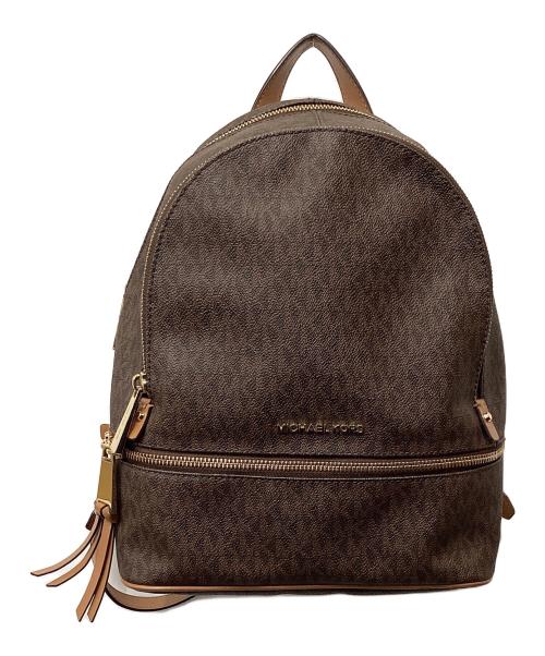 MICHAEL KORS（マイケル・コース）MICHAEL KORS (マイケル・コース) リュック ブラウンの古着・服飾アイテム