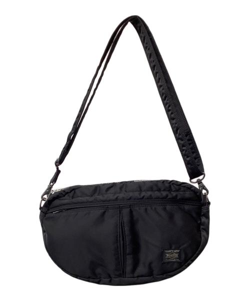 PORTER（ポーター）PORTER (ポーター) タンカー　ショルダーバッグ ブラック×オレンジの古着・服飾アイテム