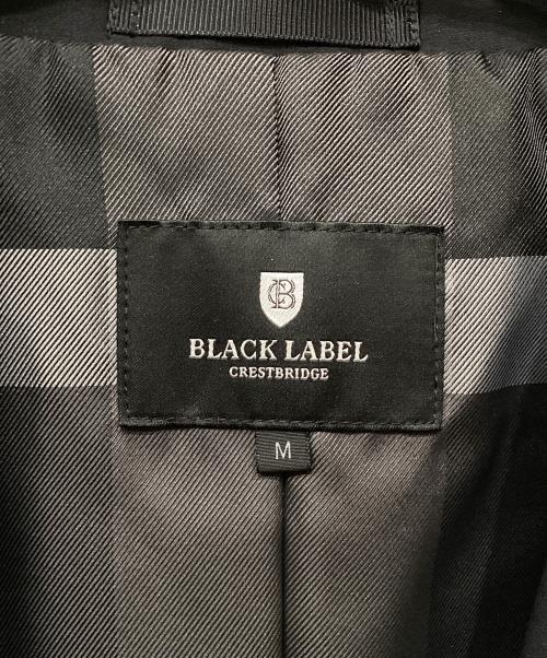 BLACK LABEL CRESTBRIDGE（ブラックレーベル クレストブリッジ）BLACK LABEL CRESTBRIDGE (ブラックレーベル クレストブリッジ) テーラードジャケット ブラック サイズ:Mの古着・服飾アイテム