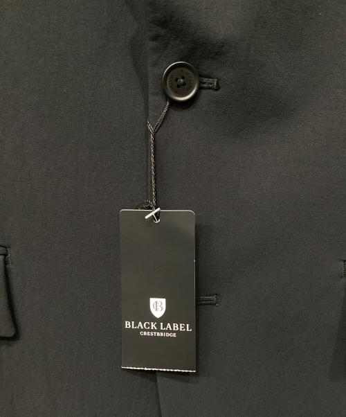 BLACK LABEL CRESTBRIDGE（ブラックレーベル クレストブリッジ）BLACK LABEL CRESTBRIDGE (ブラックレーベル クレストブリッジ) テーラードジャケット ブラック サイズ:Mの古着・服飾アイテム