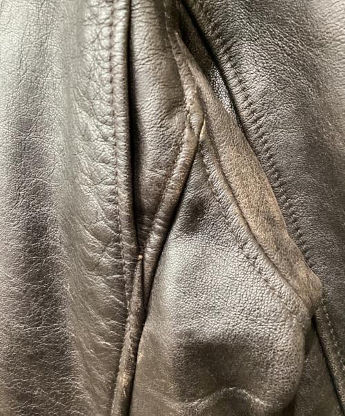 AVIREX（アヴィレックス）AVIREX (アヴィレックス) トラッカーライダース レザージャケット ブラウン サイズ:38の古着・服飾アイテム