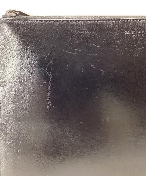 Saint Laurent Paris（サンローランパリ）Saint Laurent Paris (サンローランパリ) セカンドバッグ ブラックの古着・服飾アイテム