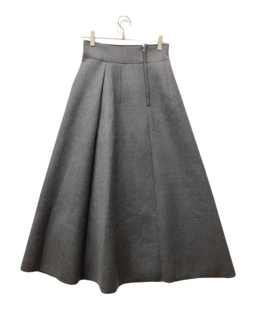 ETRE TOKYO（エトレトウキョウ）ETRE TOKYO (エトレトウキョウ) ボンディングラップスカート グレー サイズ:Mの古着・服飾アイテム