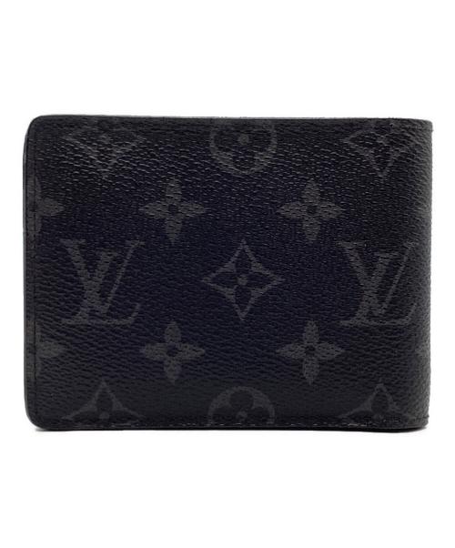 LOUIS VUITTON（ルイ ヴィトン）LOUIS VUITTON (ルイ ヴィトン) ポルトフォイユ ミュルティプル モノグラム ブラックの古着・服飾アイテム