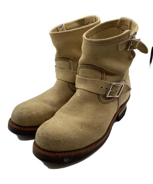 RED WING（レッドウィング）RED WING (レッドウィング) ショートエンジニアブーツ ベージュ サイズ:26.5㎝の古着・服飾アイテム