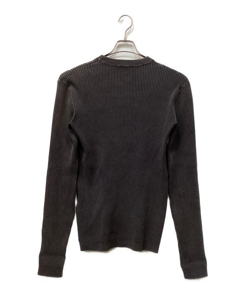 DIESEL（ディーゼル）DIESEL (ディーゼル) ロゴジップリブニット ダークブラウン サイズ:XLの古着・服飾アイテム