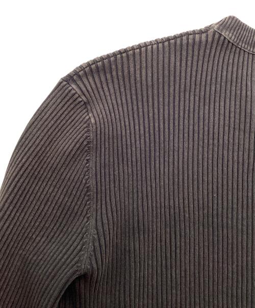 DIESEL（ディーゼル）DIESEL (ディーゼル) ロゴジップリブニット ダークブラウン サイズ:XLの古着・服飾アイテム