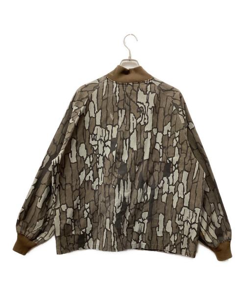 Walls（ウォールズ）Walls (ウォールズ) ブルゾン グレー×ブラウン サイズ:Ｌの古着・服飾アイテム