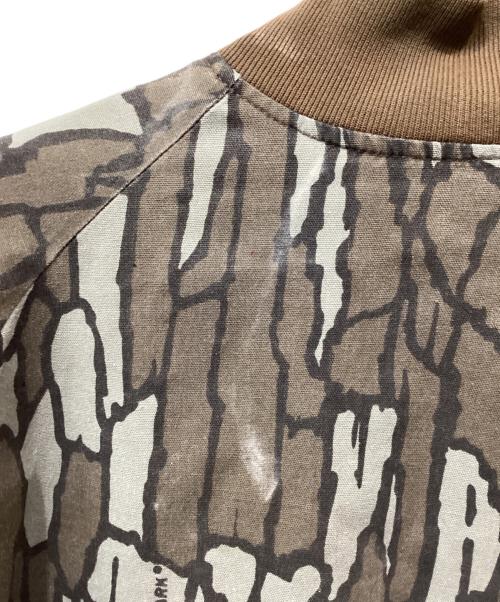 Walls（ウォールズ）Walls (ウォールズ) ブルゾン グレー×ブラウン サイズ:Ｌの古着・服飾アイテム