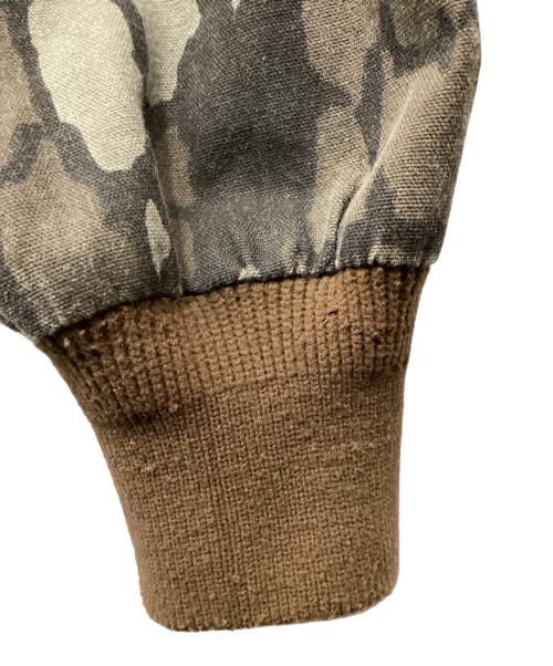 Walls（ウォールズ）Walls (ウォールズ) ブルゾン グレー×ブラウン サイズ:Ｌの古着・服飾アイテム