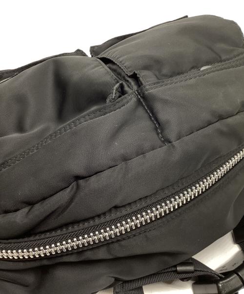 PORTER（ポーター）PORTER (ポーター) ウエストバッグ ブラック×オレンジの古着・服飾アイテム