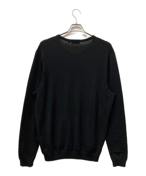 HUGO BOSS（ヒューゴ ボス）HUGO BOSS (ヒューゴ ボス) 厚手ニット ブラック サイズ:XXLの古着・服飾アイテム