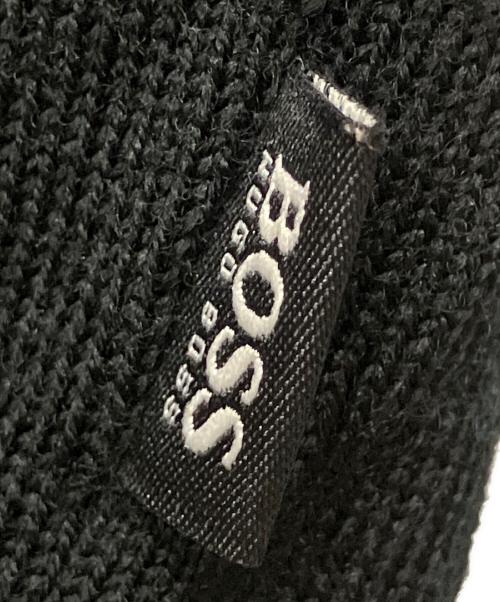 HUGO BOSS（ヒューゴ ボス）HUGO BOSS (ヒューゴ ボス) 厚手ニット ブラック サイズ:XXLの古着・服飾アイテム