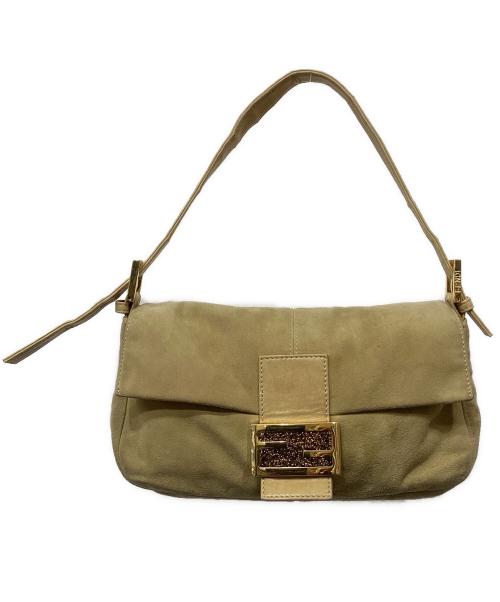 FENDI（フェンディ）FENDI (フェンディ) マンマバケット スウェード ベージュの古着・服飾アイテム