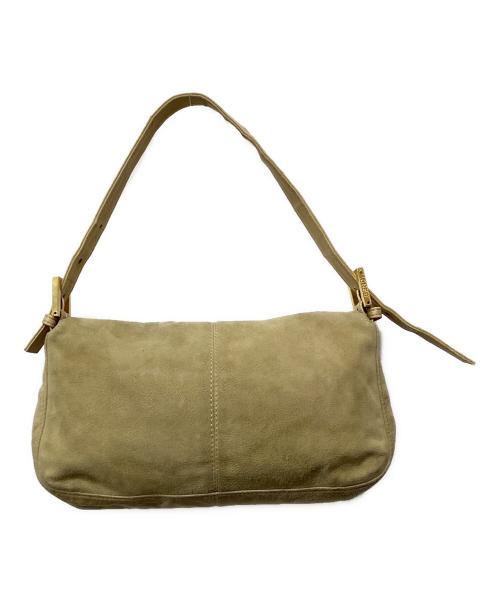 FENDI（フェンディ）FENDI (フェンディ) マンマバケット スウェード ベージュの古着・服飾アイテム