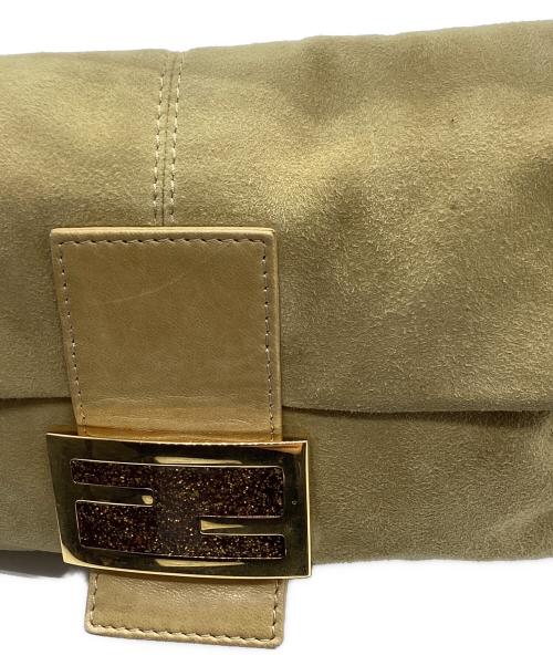 FENDI（フェンディ）FENDI (フェンディ) マンマバケット スウェード ベージュの古着・服飾アイテム