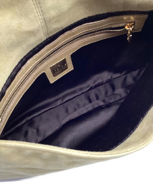 FENDI（フェンディ）FENDI (フェンディ) マンマバケット スウェード ベージュの古着・服飾アイテム
