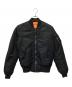 AVIREX（アヴィレックス）の古着「MA-1ジャケット」｜ブラック