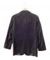 BURBERRY BLACK LABEL (バーバリーブラックレーベル) ベロア テーラードジャケット ブラック×ホワイト サイズ:Ｌ：12000円