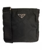PRADAプラダ）の古着「ナイロンショルダーバッグ」｜ブラック