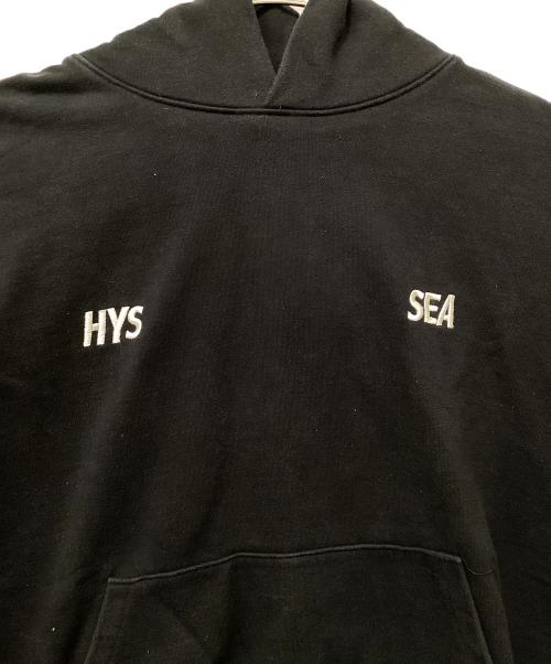 WIND AND SEA（ウィンダンシー）WIND AND SEA (ウィンダンシー) Hysteric Glamour (ヒステリックグラマー) プルオーバーパーカー ブラック サイズ:XLの古着・服飾アイテム