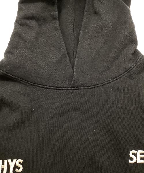 WIND AND SEA（ウィンダンシー）WIND AND SEA (ウィンダンシー) Hysteric Glamour (ヒステリックグラマー) プルオーバーパーカー ブラック サイズ:XLの古着・服飾アイテム