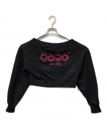 9090（9090）の古着「オフショルダースウェット」｜ブラック